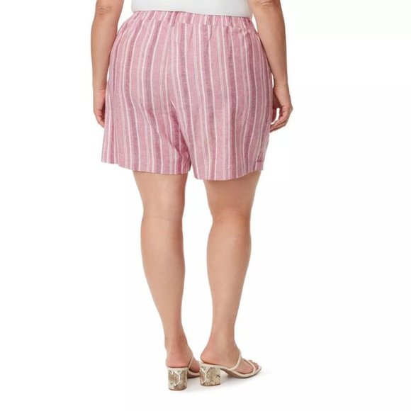Gloria Vanderbilt Linen Shorts 2X - Picture 4 of 9